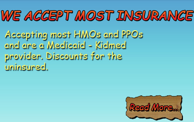 We Accept Most Insurance